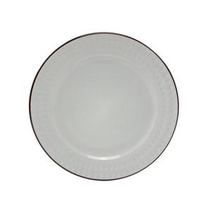 HIT Keramický jídelní talíř ROME 28cm bílý obraz