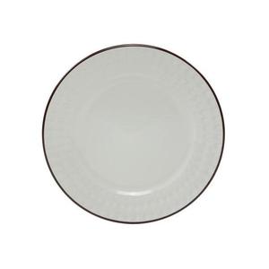 HIT Keramický dezertní talíř ROME 19cm bílý obraz