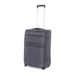 Pretty UP Cestovní textilní kufr TEX15 M, šedá obraz