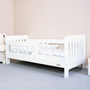 New Baby Dětská postel se zábranou Erik bílá, 140 x 70 cm obraz