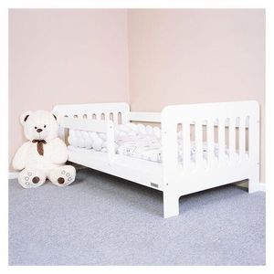 New Baby Dětská postel se zábranou Erik bílá, 160 x 80 cm obraz