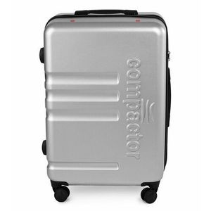 Cestovní kufr na kolečkách Compactor Lunas L, včetně ruční pumpy, váhy, TSA zámek, 46, 5x26x68 cm, stříbrný obraz