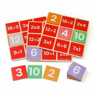 Bigjigs Toys Matematické bingo Násobení a dělení obraz