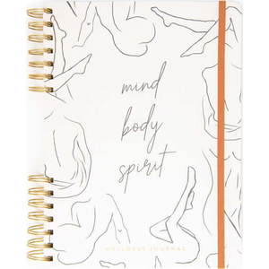 Wellness diář 200 stránek formát A4 Mind Body Spirit – DesignWorks Ink obraz