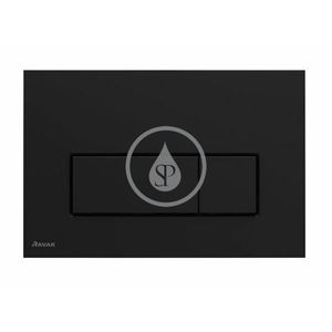RAVAK Uni Slim Ovládací tlačítko splachování, matná černá X01744 obraz