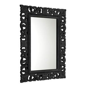 SAPHO SCULE zrcadlo ve vyřezávaném rámu 70x100cm, černá IN167 obraz