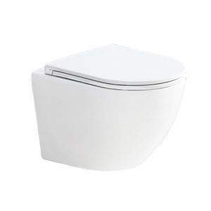 MEREO WC závěsné kapotované, Smart Flush RIMLESS, 495x360x370, keramické, vč. sedátka CSS113S VSD82T1 obraz