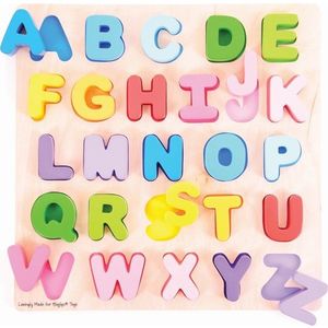 Bigjigs Toys Dětská abeceda - velká písmena obraz