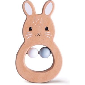 Bigjigs Toys Dřevěné chrastítko Rabbit obraz