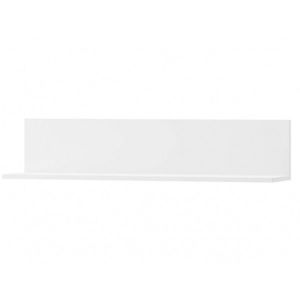 Szynaka Nástěnná police Selene S 100 cm bílá mat obraz