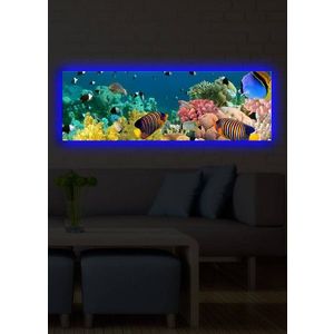 Hanah Home Obraz s led osvětlením Shining Sea 90x30 cm obraz