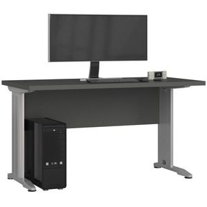 Ak furniture Volně stojící počítačový stůl BM-135 šedý obraz