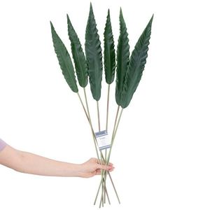 AmeliaHome Umělá květina TROPI s dlouhými listy 1 ks zelená obraz