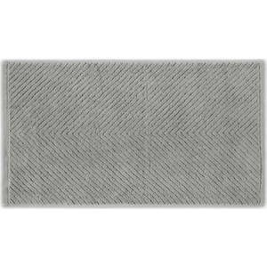 Šedý bavlněný ručník 71x40 cm Chevron - Foutastic obraz