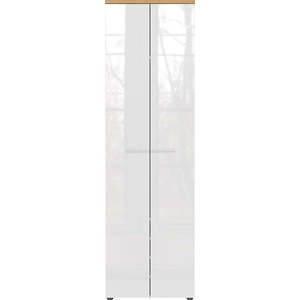 Bílá přírodní šatní skříň v dekoru dubu 60x198 cm Aledo – Germania obraz