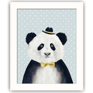 Dekorativní obraz Panda, 28, 5 x 23, 5 cm obraz