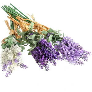 Umělé květiny v sadě 3 ks (výška 32 cm) Lavender Bouquet – Casa Selección obraz
