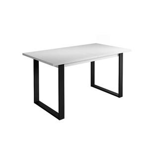 Stůl ST42 150x85+48 bílá nohy černé obraz