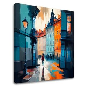 Designová dekorace na plátně Praha v srdci Evropy obraz