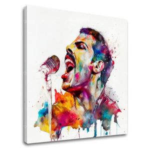 Designová dekorace na plátně Ikonický rebel Freddie Mercury obraz
