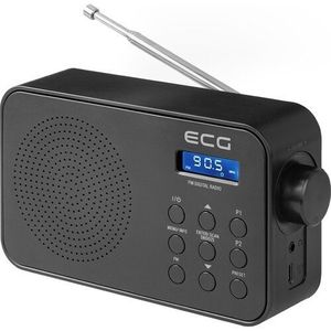 ECG R 105 radiopřehrávač, černá obraz