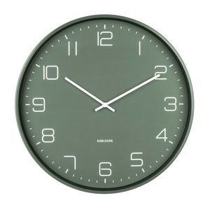Karlsson 5751GR designové nástěnné hodiny, pr. 40 cm obraz