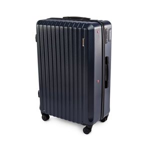 Cestovní kufr na kolečkách Compactor Terra XL, včetně ruční pumpy, váhy, TSA zámek, 53, 5x31x80 cm, tmavě modrý obraz