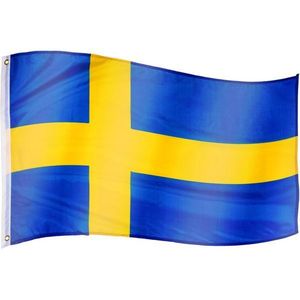 Tuin 60919 Vlajka Švédsko - 120 cm x 80 cm obraz