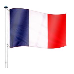 Tuin 60931 Vlajkový stožár vč. vlajky Francie - 6, 50 m obraz