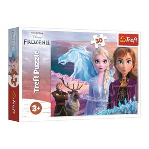 Puzzle Ledové království II/Frozen II 30 dílků 27x20cm v krabici 21x14x4cm obraz