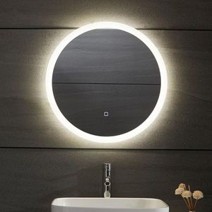 80792 AQUAMARIN Koupelnové LED zrcadlo kulaté, 60 cm obraz