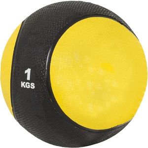 Gorilla Sports Medicinbal, žlutý/černý, 1 kg obraz