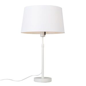 Stolní lampa bílá s odstínem bílá 35 cm nastavitelná - Parte obraz