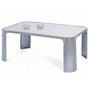 Konferenční stolek Gormur, šedý vintage povrch obraz