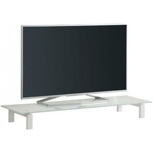 TV nástavec 110x35 cm, bílý obraz