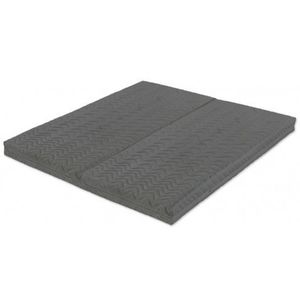 Dvojitá rozkládací matrace Duo Flexible Grey 80x200 cm - 160x200 cm obraz