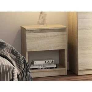 Skříňka/noční stolek Carlos 401S, dub sonoma obraz