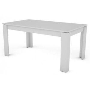 Jídelní stůl Inter 160x80 cm, bílý, rozkládací obraz