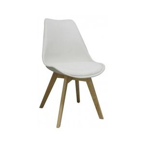 Jídelní židle Larsson, bílá obraz