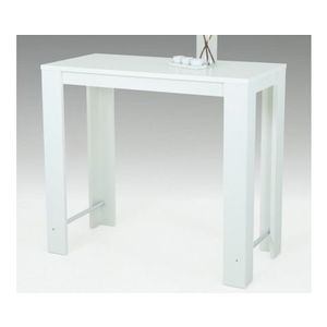 Barový stůl Frieda 120x58 cm, bílý obraz