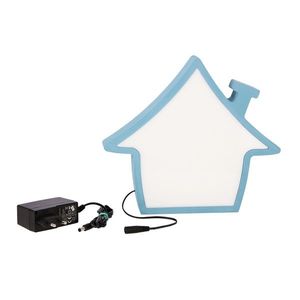 Dětská nástěnná lampička HOUSE LED Modrá obraz