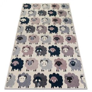 Dywany Lusczow Dětský koberec Sheep krémový, velikost 160x220 obraz
