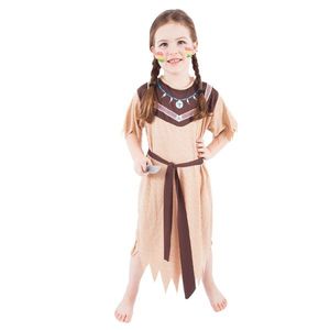Rappa Dětský kostým Indiánka s páskem, vel. S obraz