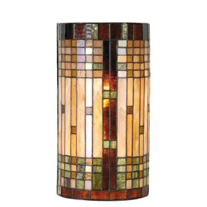 Nástěnná lampa Tiffany - 20*11*36 cm 2x E14 / Max 40W 5LL-9112 obraz