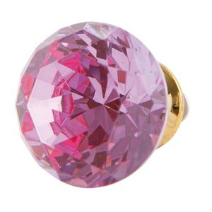 Úchytka tvar diamant růžová - pr 3 cm 63097 obraz