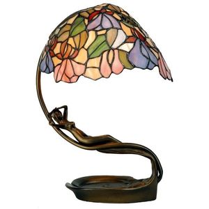 Stolní lampa Tiffany - Ø 26*37 cm 5LL-799 obraz