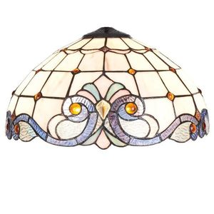 Stínidlo lampy Tiffany - Ø 40*21 cm 5LL-5807 obraz