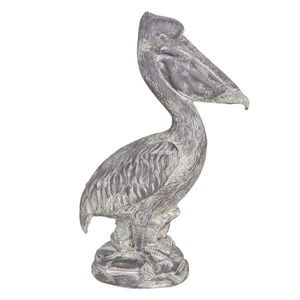Dekorace pelikán s patinou - 19*11*31 cm 6PR3204 obraz