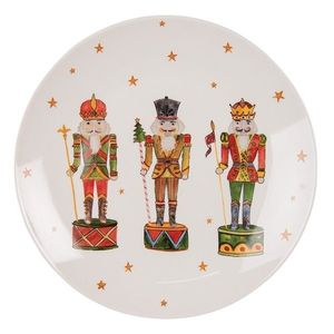 Porcelánový dezertní talířek s Louskáčky Happy Little Christmas - Ø 20 cm HLCDP obraz