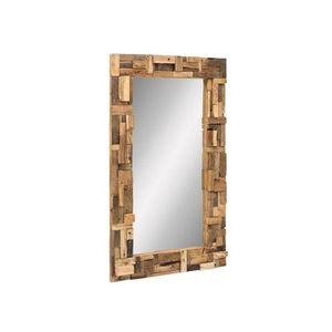 Dřevěné masivní nástěnné zrcadlo Kavali - 105*10*180 cm A00000494 obraz